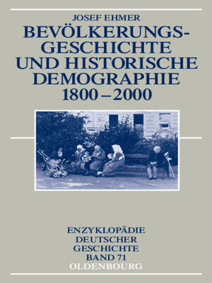 cover image of Bevölkerungsgeschichte und Historische Demographie 1800-2000